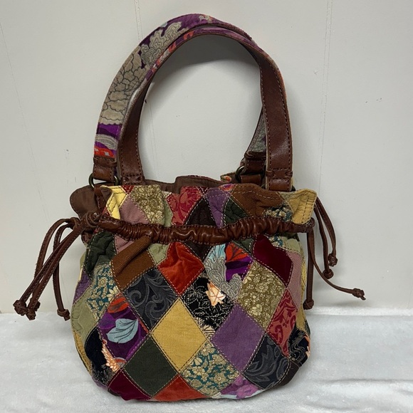 Lucky Brand Hobo  Colorful Patchwork Shoulder Bag - Picture 1 of 13